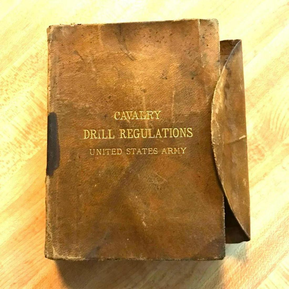 Original Late 19thc Cavalry Drill Regulations Book (1 of 8)