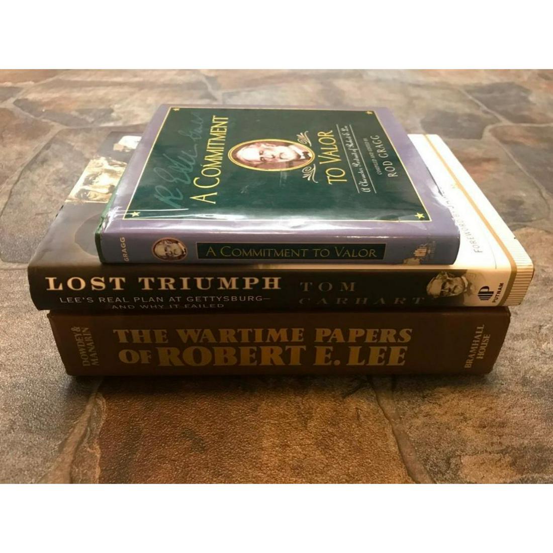 Group of Civil War Theme, General Robert E Lee Books (1 of 4)