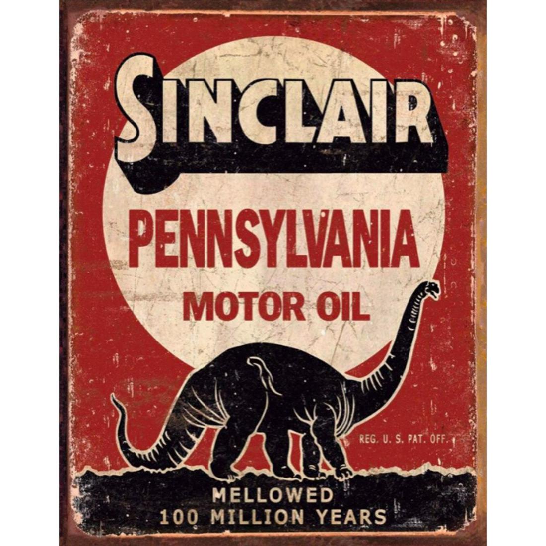 Sinclair Motor Oil Metal Sign (1 of 1)