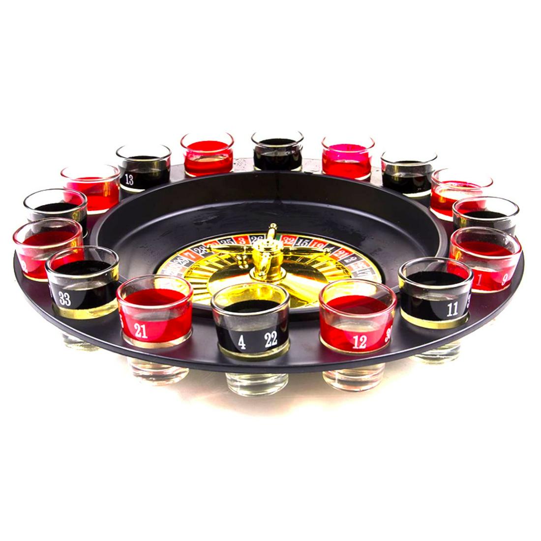 Shot Glass Roulette Wheel Drinking Game (0400) on Dec 31, 2022