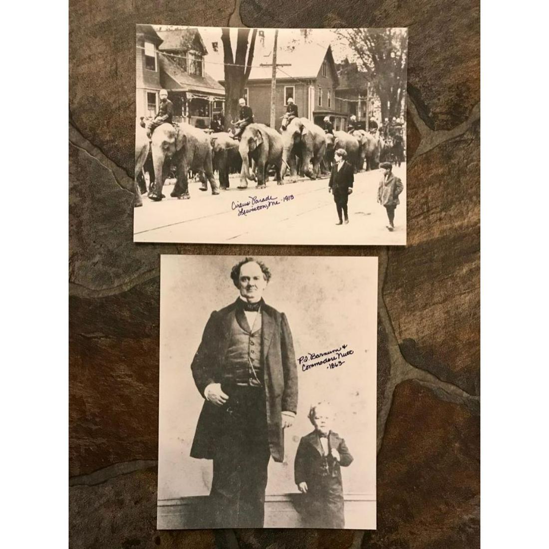 Pair of PT Barnum, Circus Photo Prints (1 of 4)