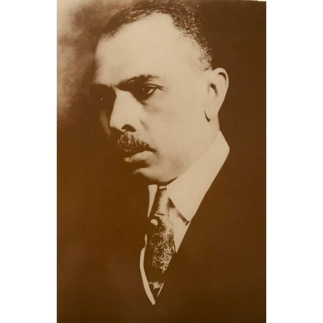 African American History, NAACP James Weldon Johnson Photo Print: African American History subject, James Weldon Johnson, NAACP. Sepia-tone photo print, created in the early 1990's from an original photograph. Printed on heavy cardstock. 8" X 10". James Weldon Johns