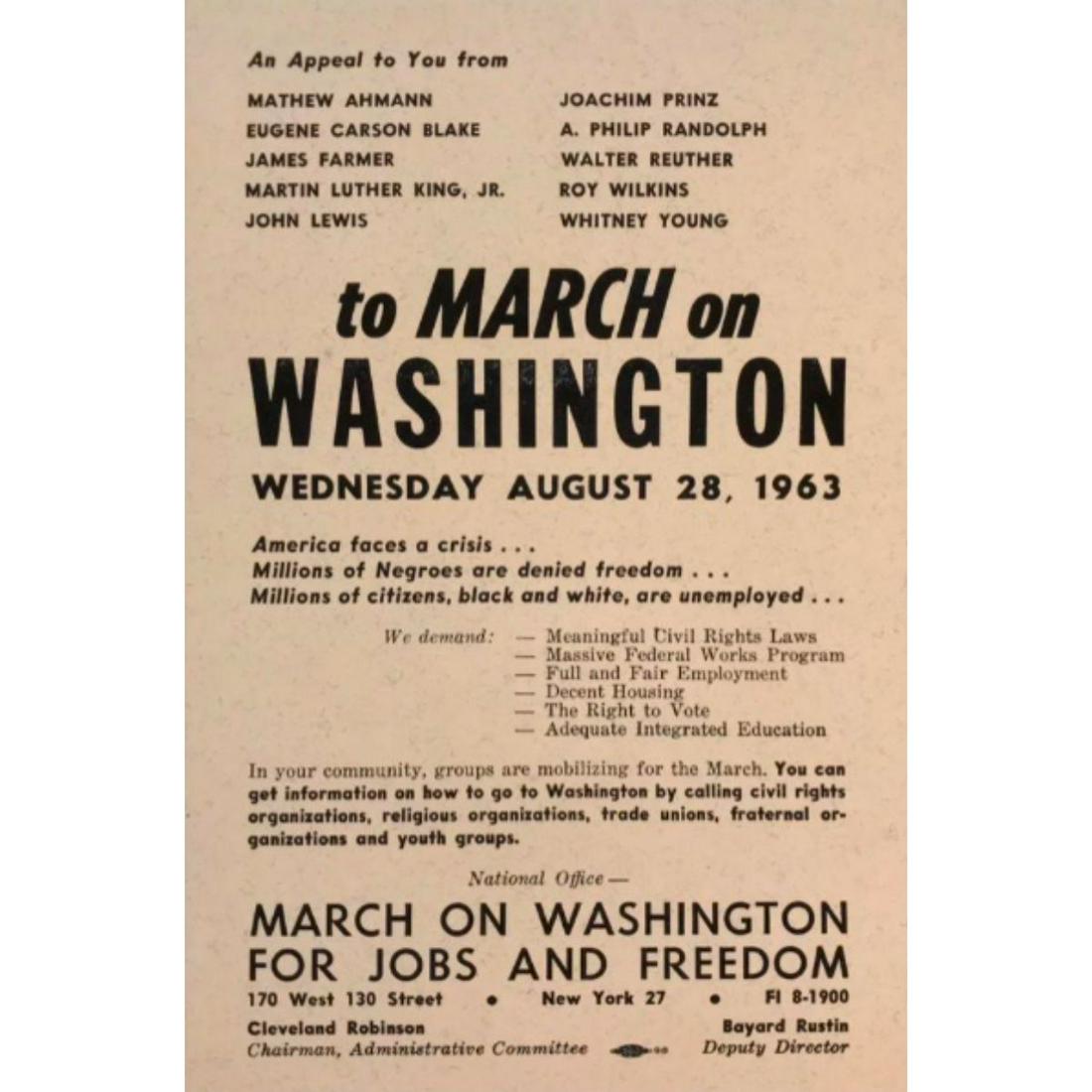 Martin Luther King Speech Poster Print (1 of 2)