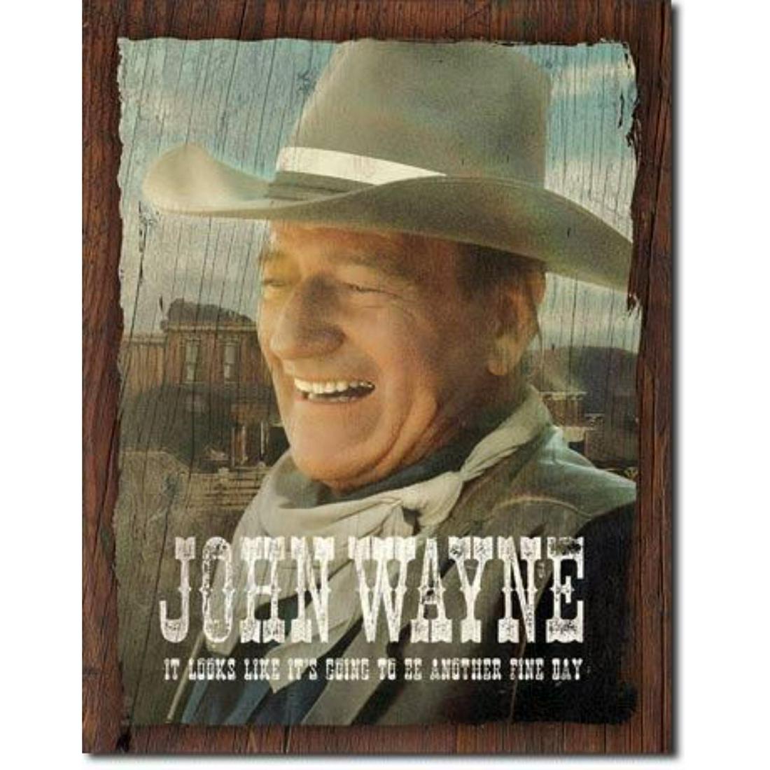 John Wayne, Metal Pub Bar Sign (1 of 1)