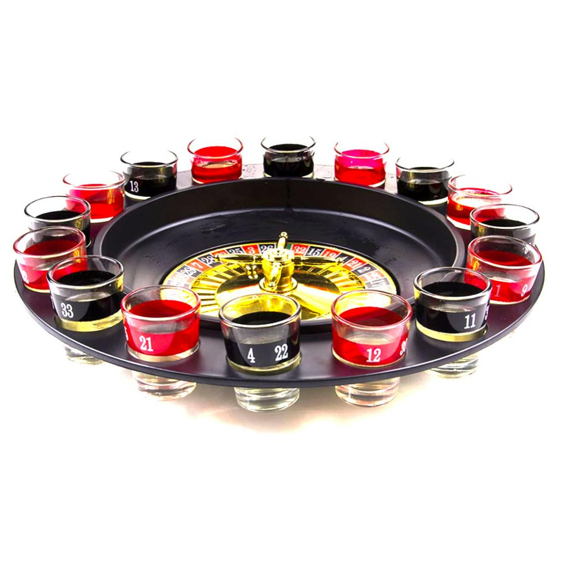 Shot Glass Roulette Wheel Drinking Game (1 of 5)