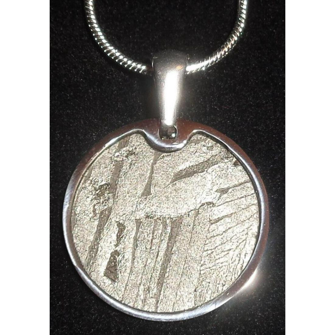 Rare Russian Meteorite Slice Necklace (1 of 4)