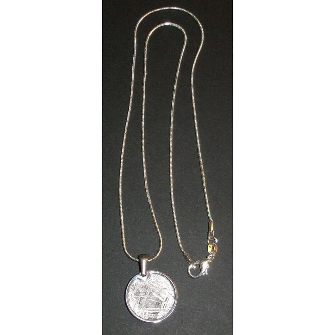 Rare Scandinavian Meteorite Pendant Necklace (1 of 5)