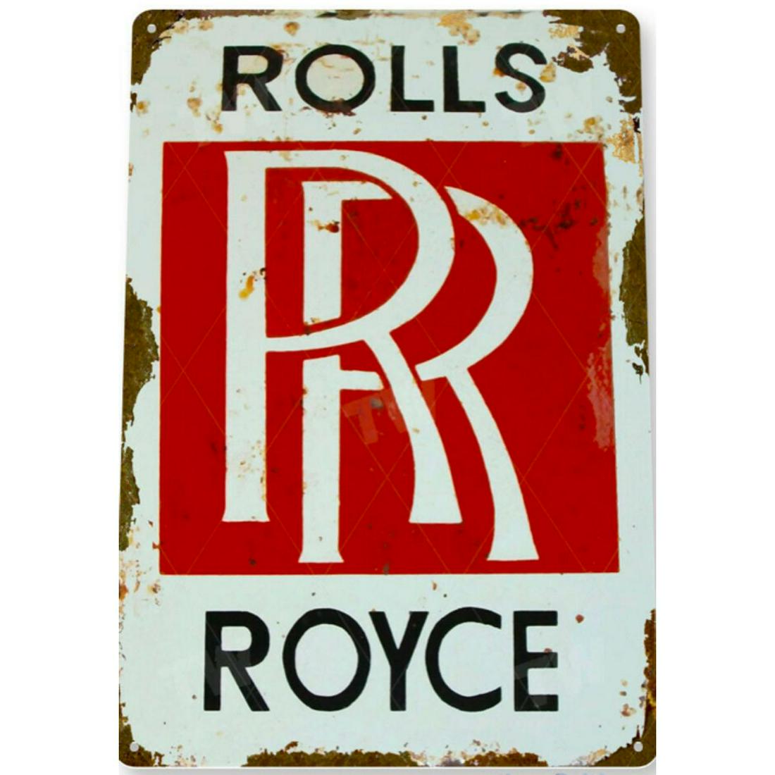 Rolls Royce Motorcar Metal Sign (1 of 1)