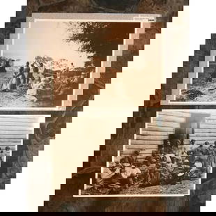 African American History, Civil War Slavery Photo: African American History, pair of Civil War slavery theme sepia-tone photo prints. Created in the early 1990's for The American Heritage Galleries. Printed on cardstock, one of the prints in the origi