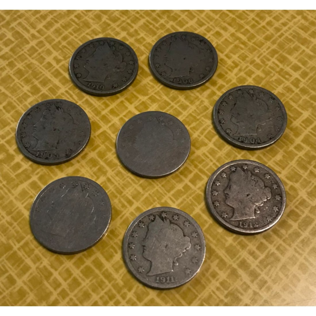 Group of Early 1900's Liberty Head V Nickels (1 of 2)