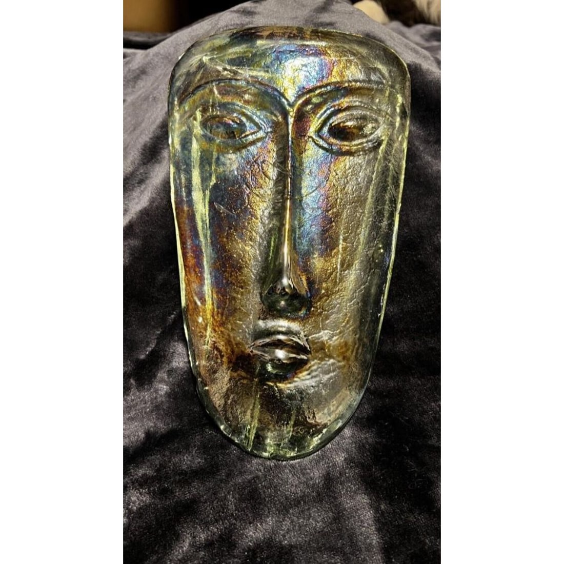 Mid Century Modern Glass Art Face Mask (1 of 4)