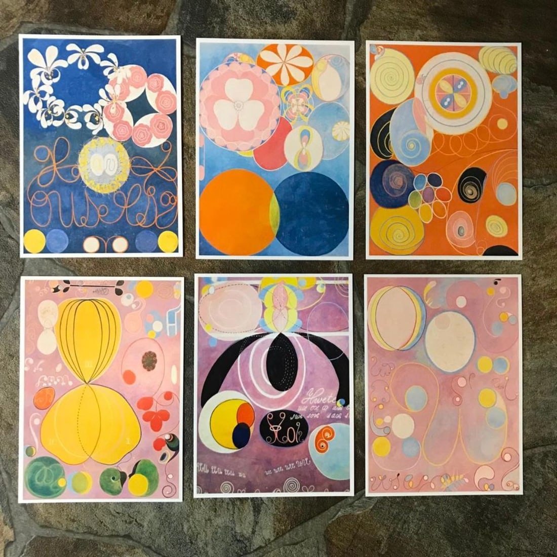 Group of Hilma af Klint Small Prints (1 of 1)