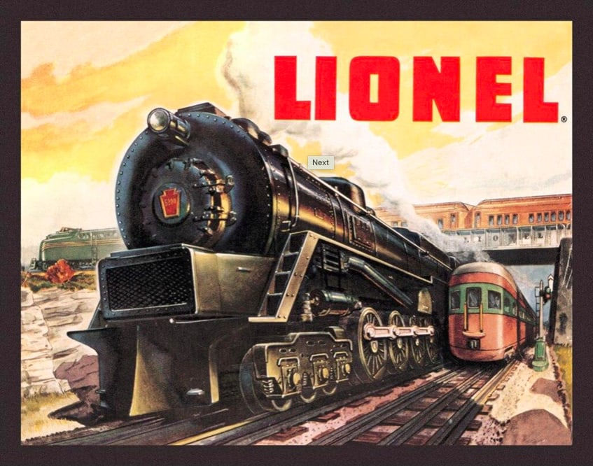 Lionel Trains Metal Pub Bar Sign: Lionel Trains metal pub bar sign. 12 1/2" X 16" with pre-drilled holes for mounting.