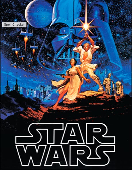 Star Wars Metal Sign (1 of 1)