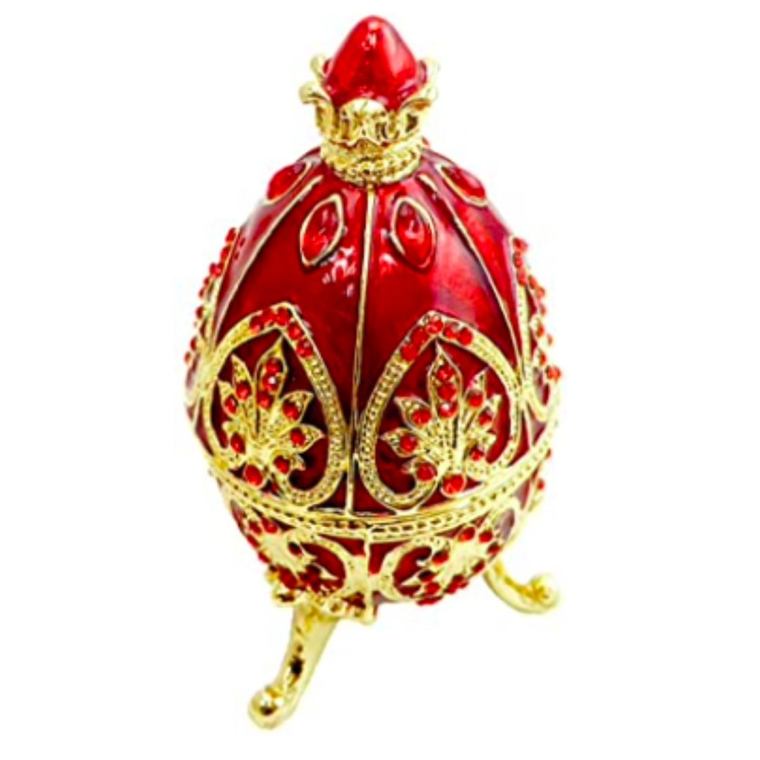 Russian Royal Ruby Trinket Box Egg (1 of 3)
