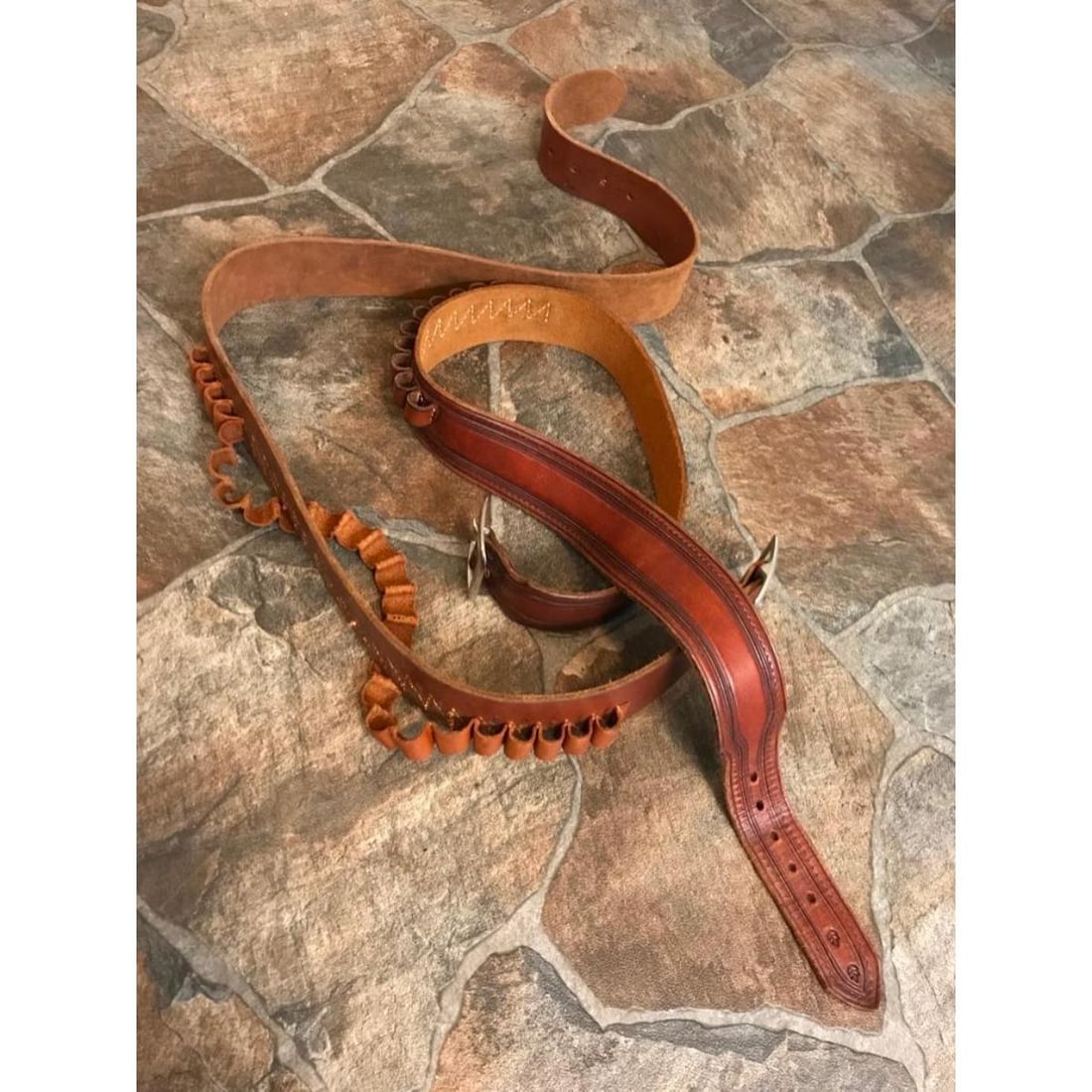 Pair of Vintage Western Leather Cartridge Belts (1 of 6)