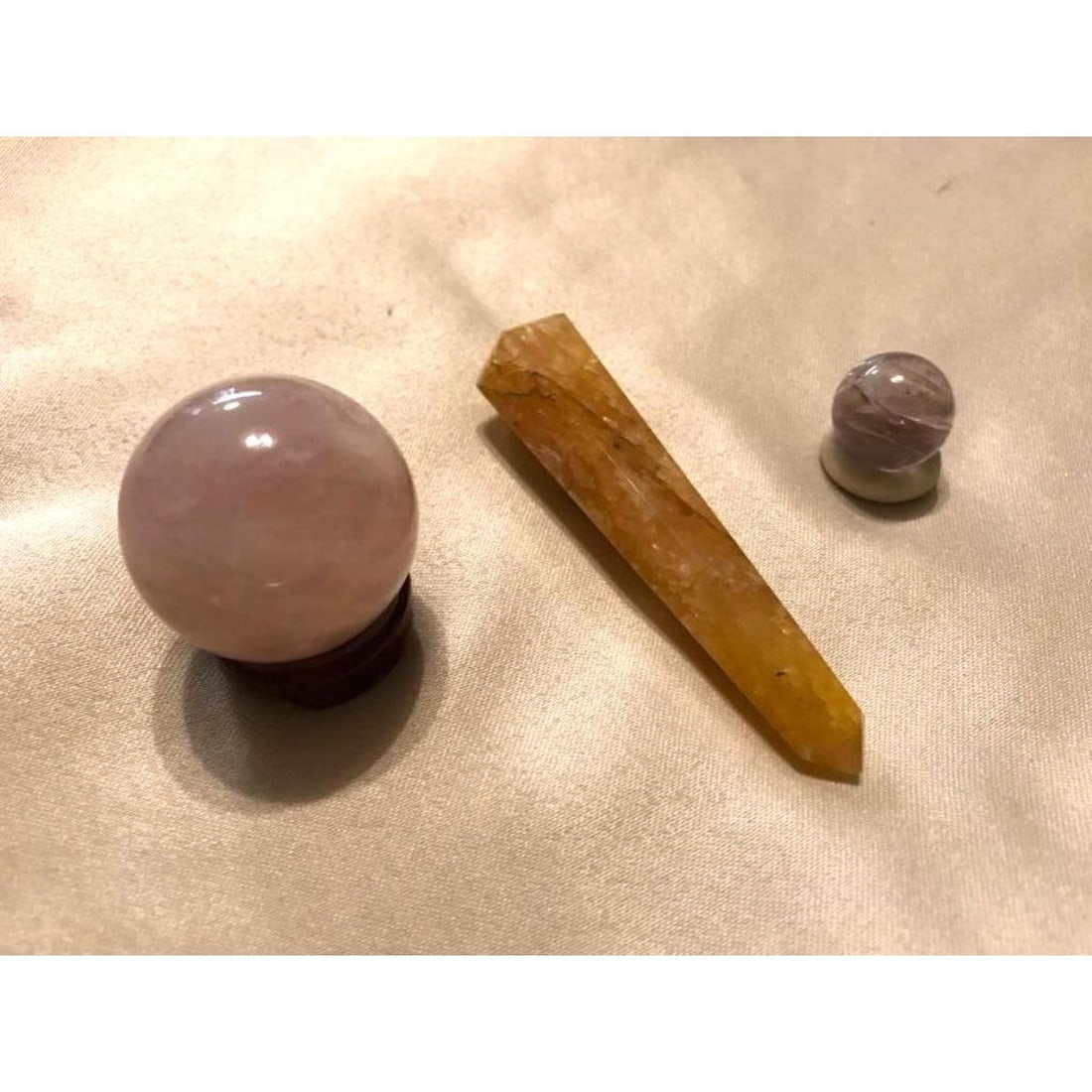 Group of Small Crystals, Spheres, Obelisk (1 of 4)