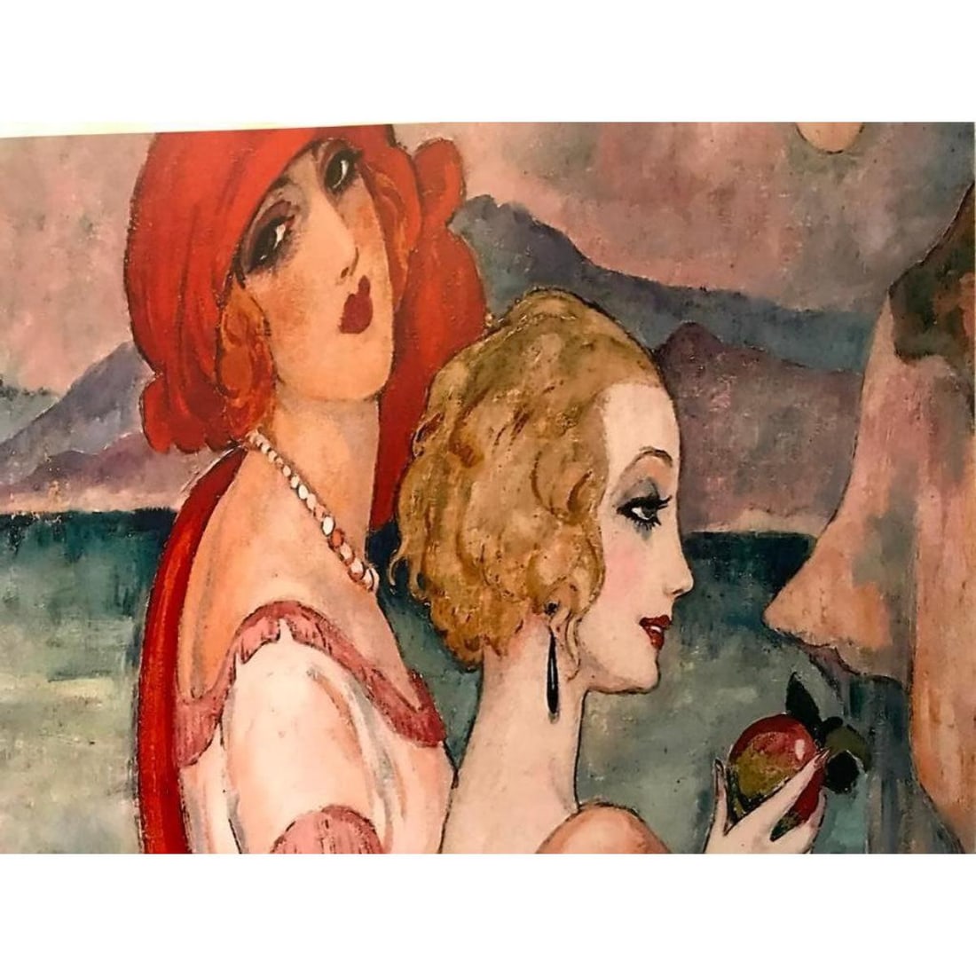 After Gerda Wegener, The Danish Girls Wife Print: After Gerda Wegener "The Danish Girls Wife" 1923 Art Nouveau modern digital print on photo paper. 8" X 10".
