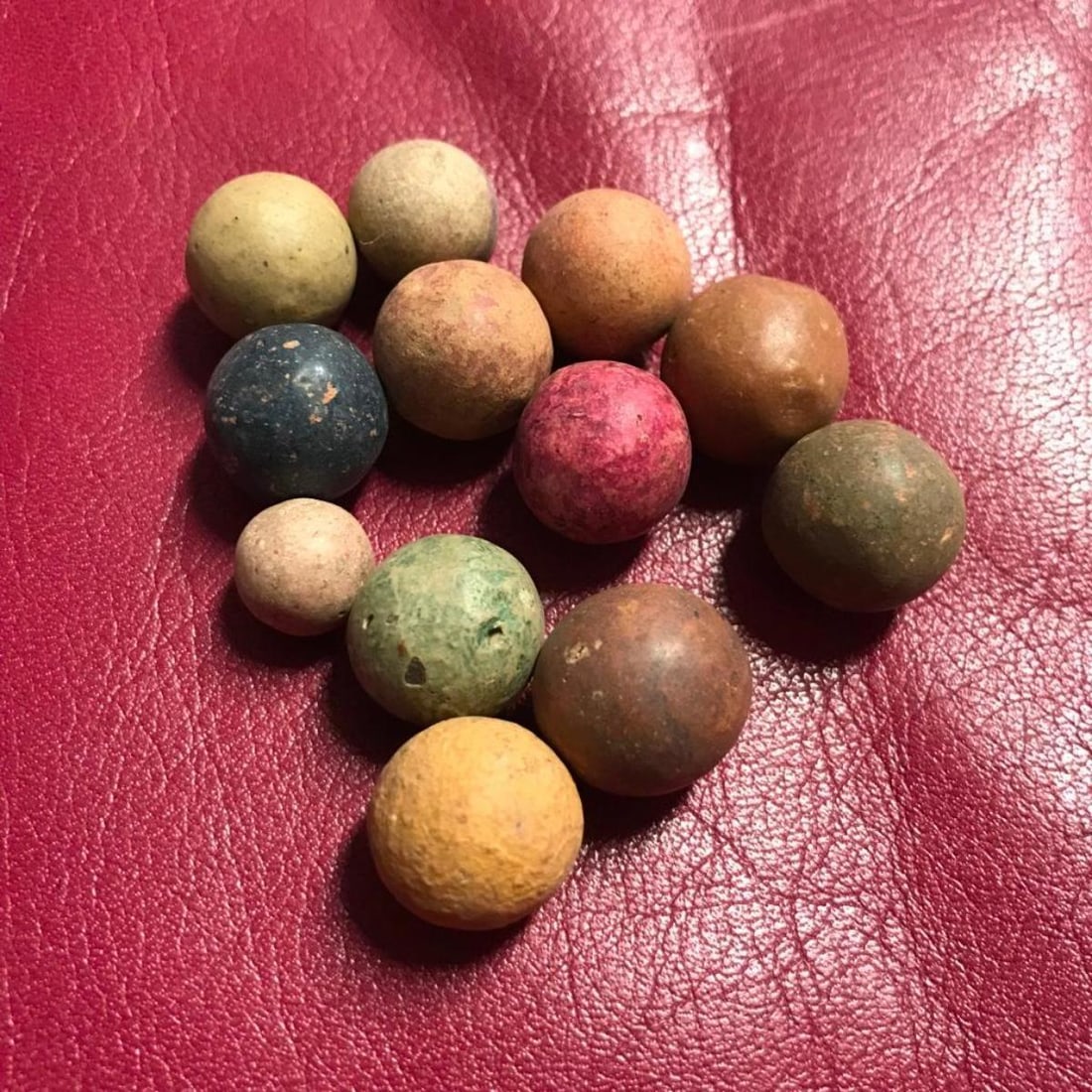 Group of 19thc Civil War Era Children's Marbles (1 of 2)