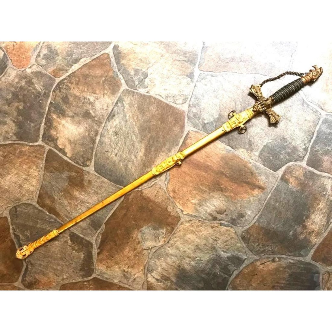 19thc Antique Masonic Knights Templar Sword, Chas Svendsen (1 of 12)