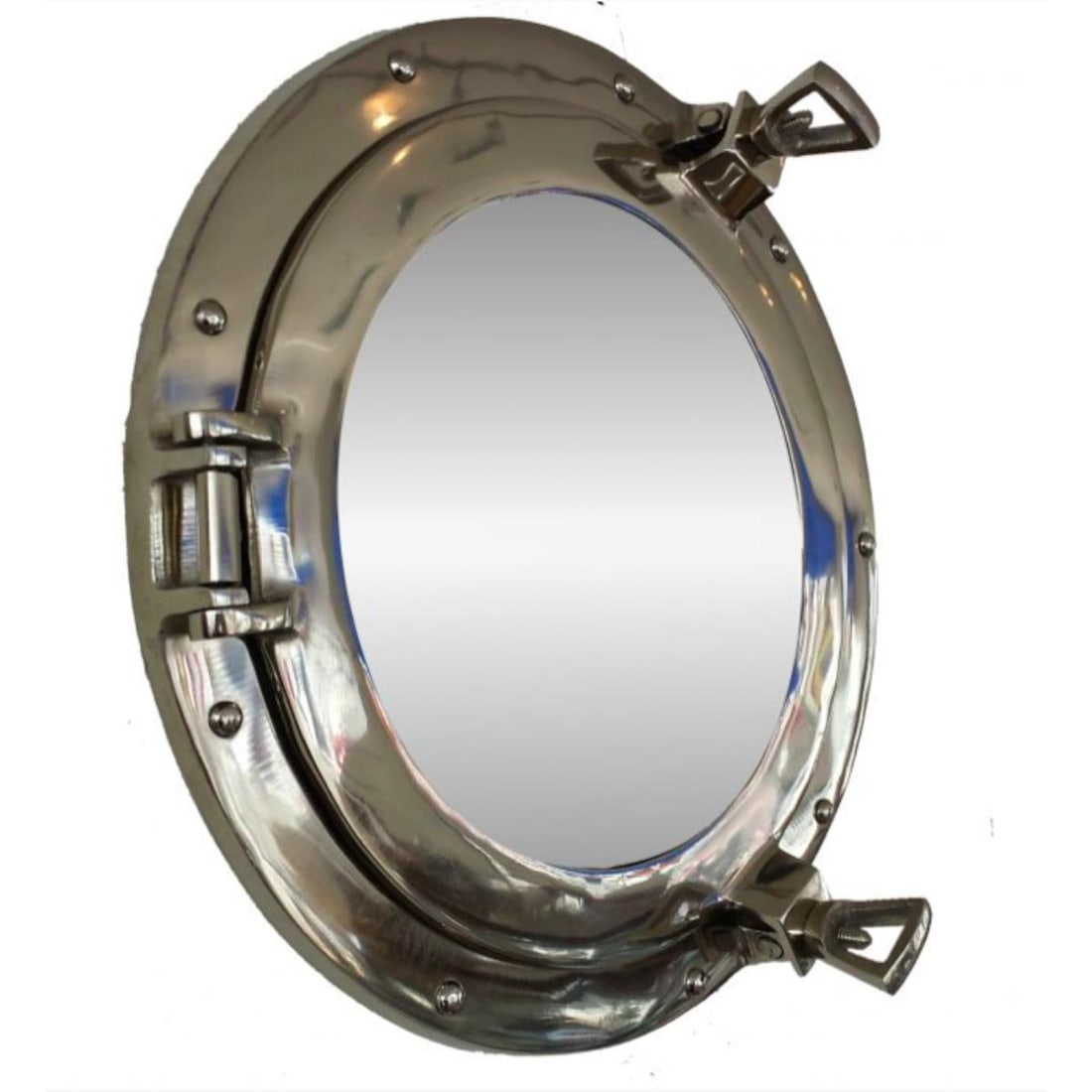 Decorative Chrome Ship's Porthole Yacht Mirror (1 of 5)