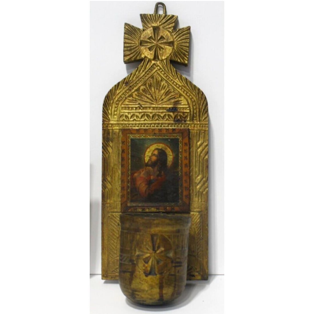 Vintage Florentine Jesus The Christ Niche Shrine (1 of 8)