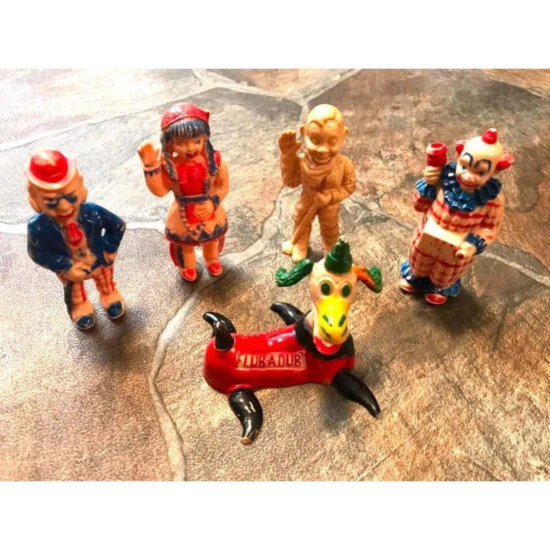 Vintage 1950's Kagran Tee-Vee Toys, Howdy Doody Figures (1 of 12)