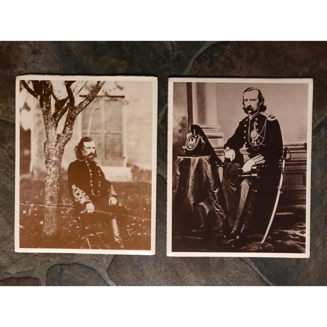 Pair of General Custer Photo Prints (1 of 1)