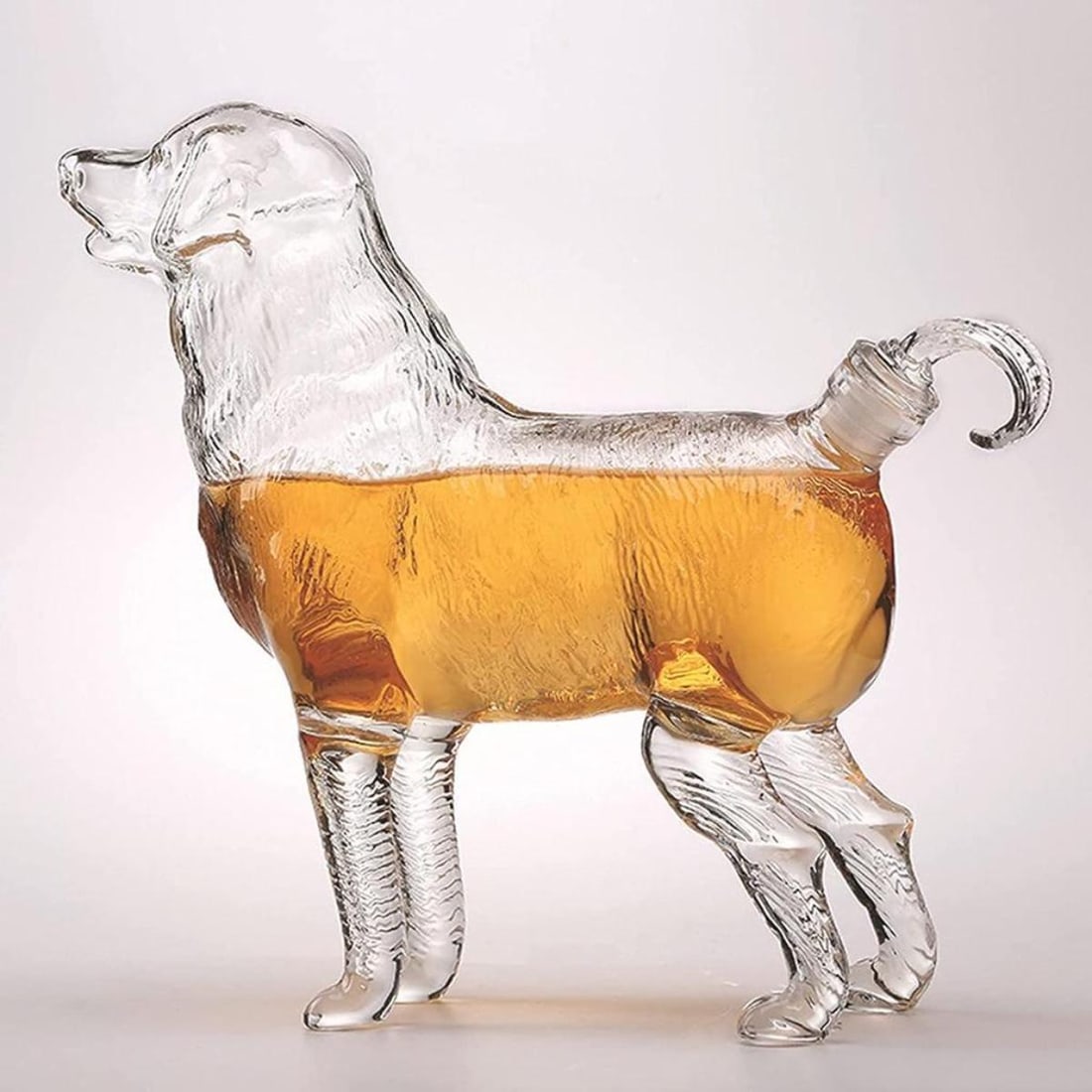 Labrador Retriever Glass Dog Liquor Decanter (1 of 3)