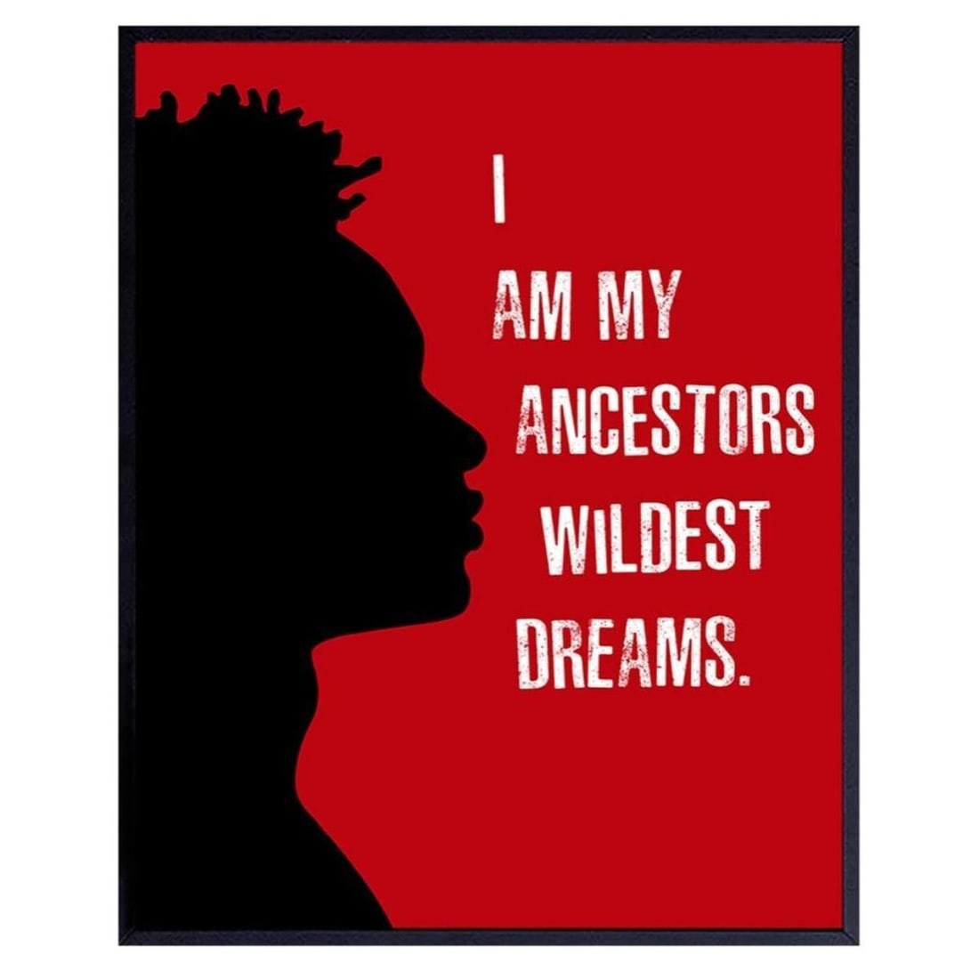 African American Ancesters Color Lithograph (1 of 1)