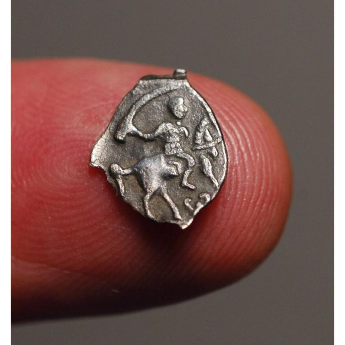 1540 Russian Ivan The Terrible Silver Denga Coin (1 of 2)