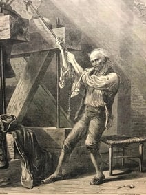 19th Century Wood Engraving, Liberty Bell