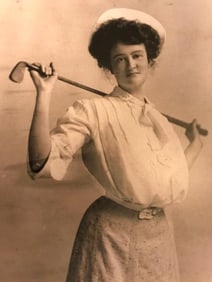 Early 1900's Woman Golfer Photo Print