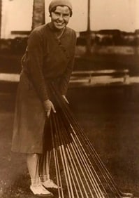Women's Golfing Champion, Helen Hicks Photo Print