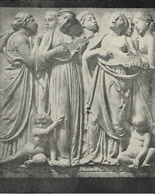 Early 1900's Half-tone Print, Florence Italy, #232 Singing Boys