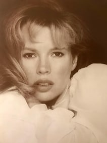 Vintage Kim Basinger Sepia Tone Photo Print