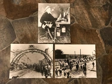 Set of Buffalo Bill Wild West Show Photo Prints
