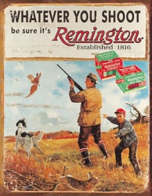 Remington Metal Sign