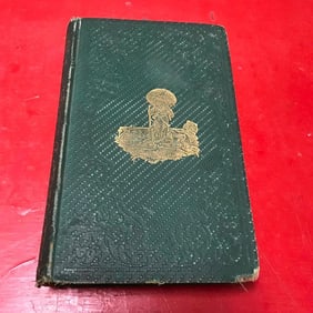 Rare 19thc Robinson Crusoe Leather Bound Book