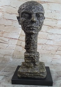 After Giacometti, Mid Century Surrealist Bronze Sculpture