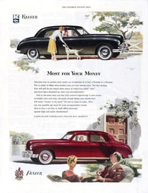 1948 Kaiser & Frazer Saturday Evening Post Ad