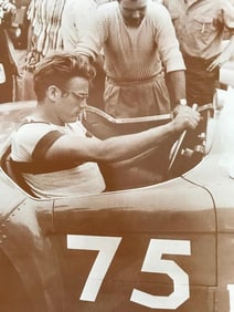 James Dean Ferrari Race Car Photo Print