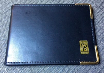 Rolls Royce Leather Credit Card Wallet