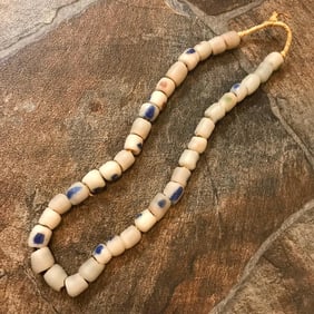 African Trade Beads Necklace