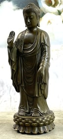 Standing Buddha Bronze Statue