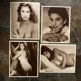 Group of Vintage Cindy Crawford Photo Prints