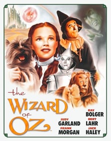Wizard of Oz Metal Sign