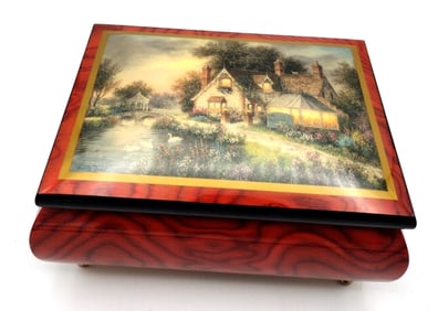 Italian Ercolano Music Box, Dennis Lewan