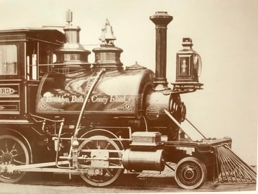 Brooklyn Coney Island Railroad Locomotive Photo Print