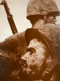 World War II Soldier With Canteen, Saipan Photo Print